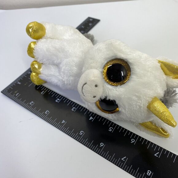 Beanie Boo Pegasus 6” Plush Ty Silk White Unicorn Stuffed Animal Toy Loose Tag - Picture 12 of 12